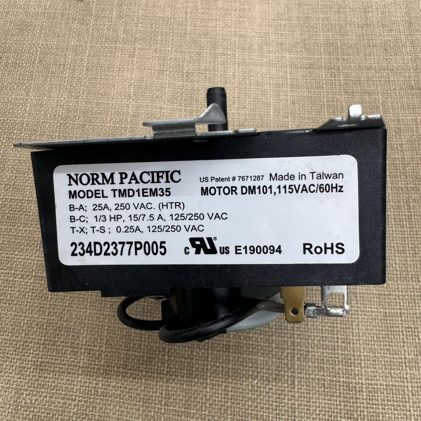 GE Dryer Timer Control WE04X25280 TMD1EM35 234D2377P005 GE Dryer Timer Control WE04X25280 TMD1EM35 234D2377P005
